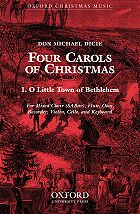 O Little Town of Bethlehem SAB choral sheet music cover
